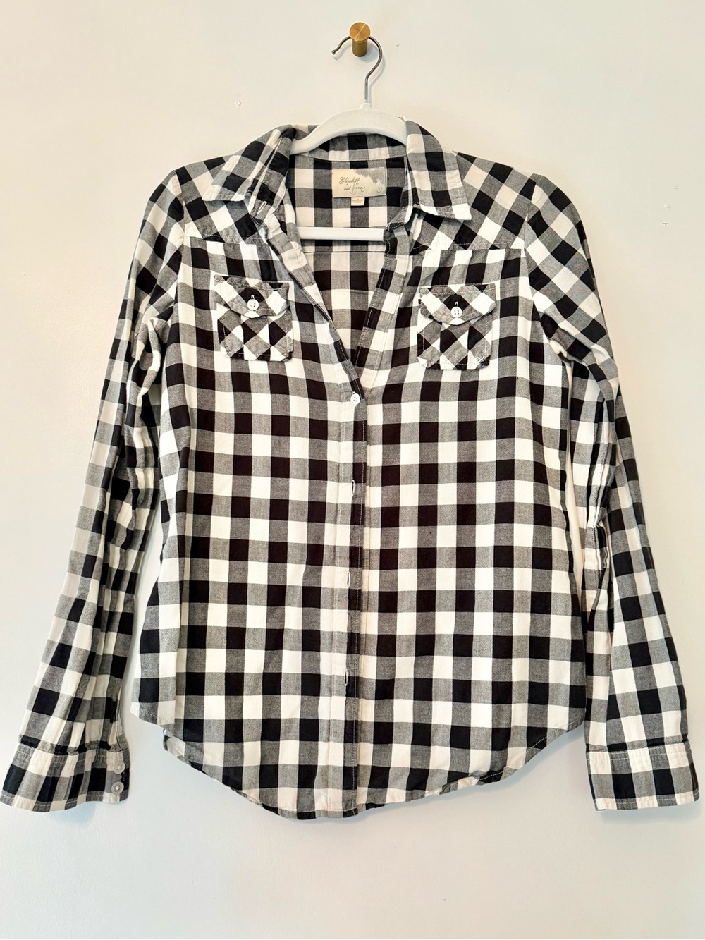 Elizabeth and James Gingham Plaid Button Down